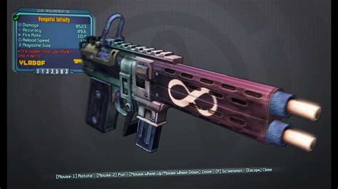 borderlands 2 best infinity pistol.